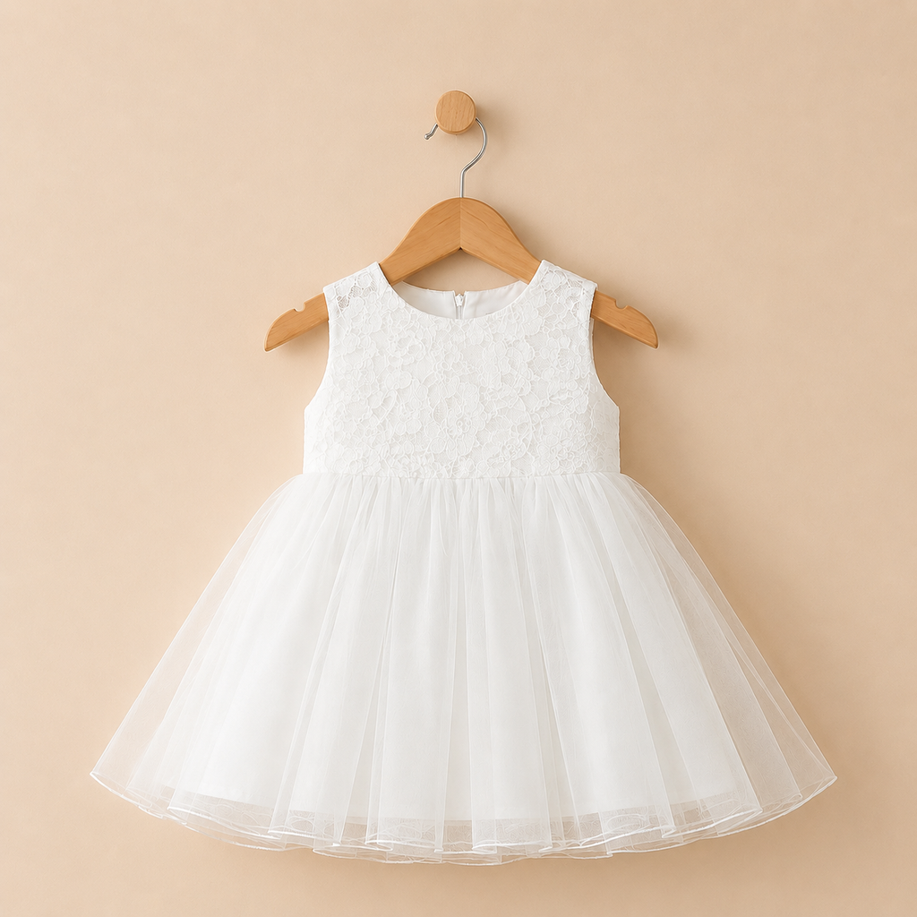 Ensemble robe et capelet dentelle bébé blanc baptême 2 pièces